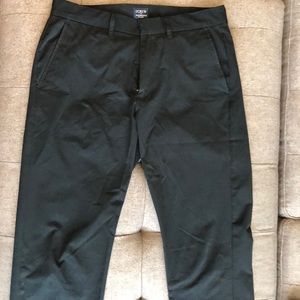 J.CREW THOMPSON FLEX Tapered Black Pant